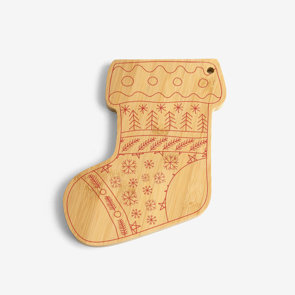 boot shape cutting board