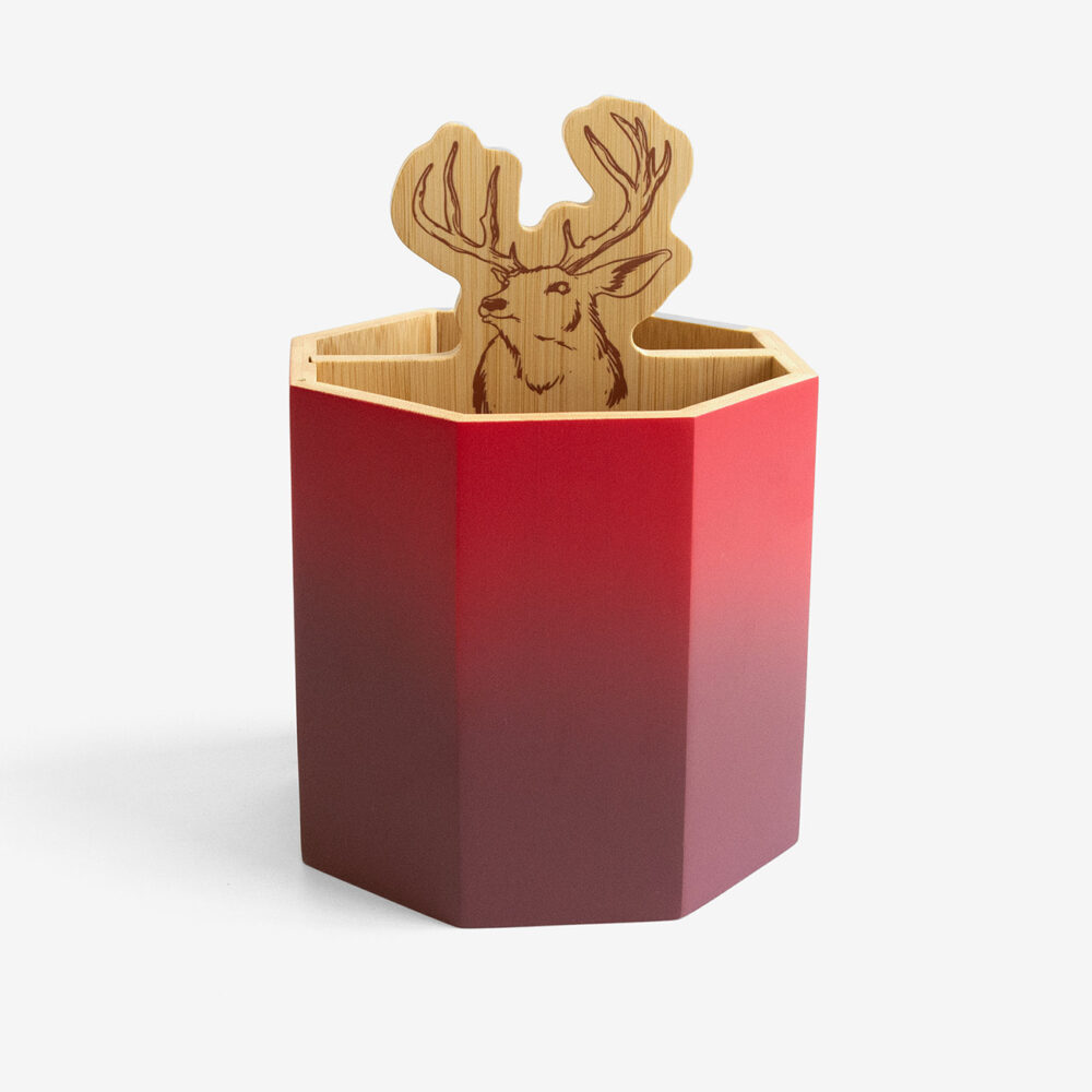 bamboo utensil holder