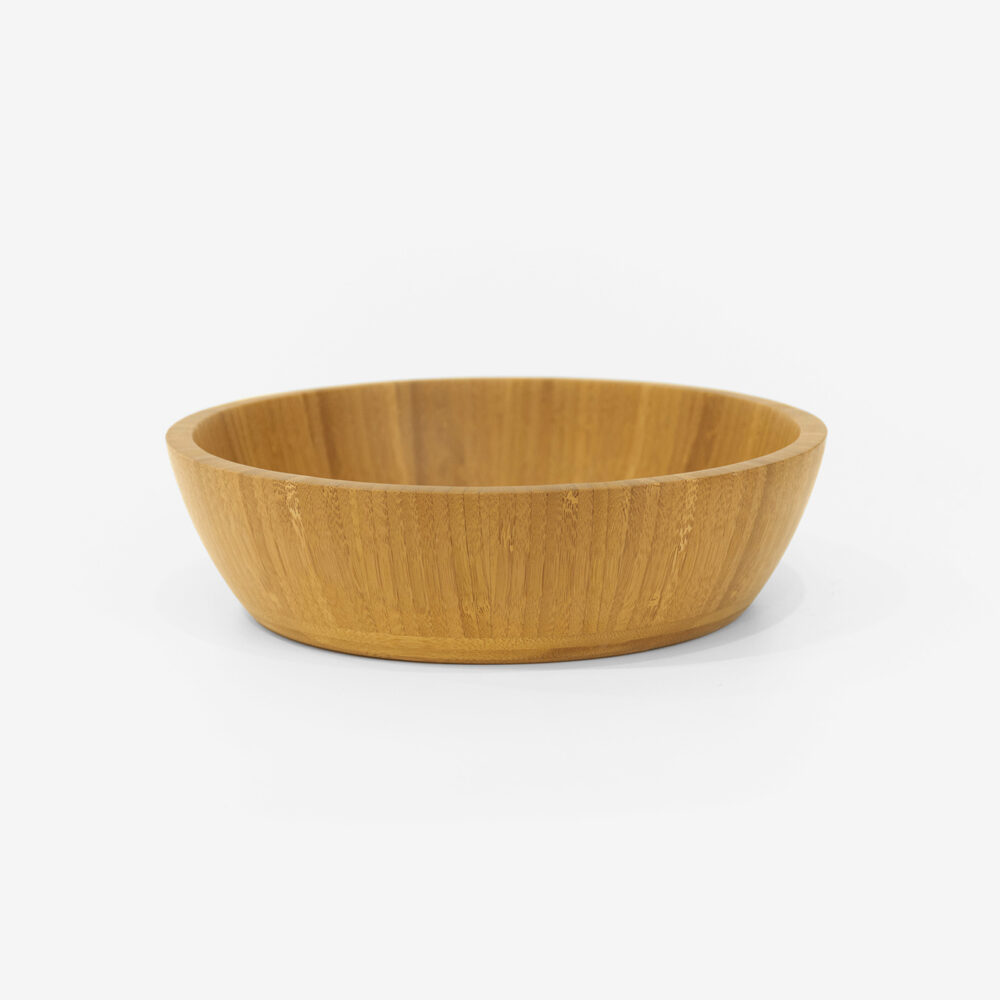 Medium bamboo salad bowl