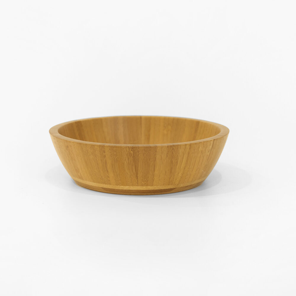 small bamboo salad bowl