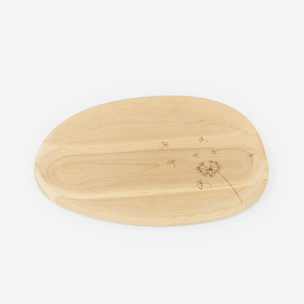 rubber wood serving tray
