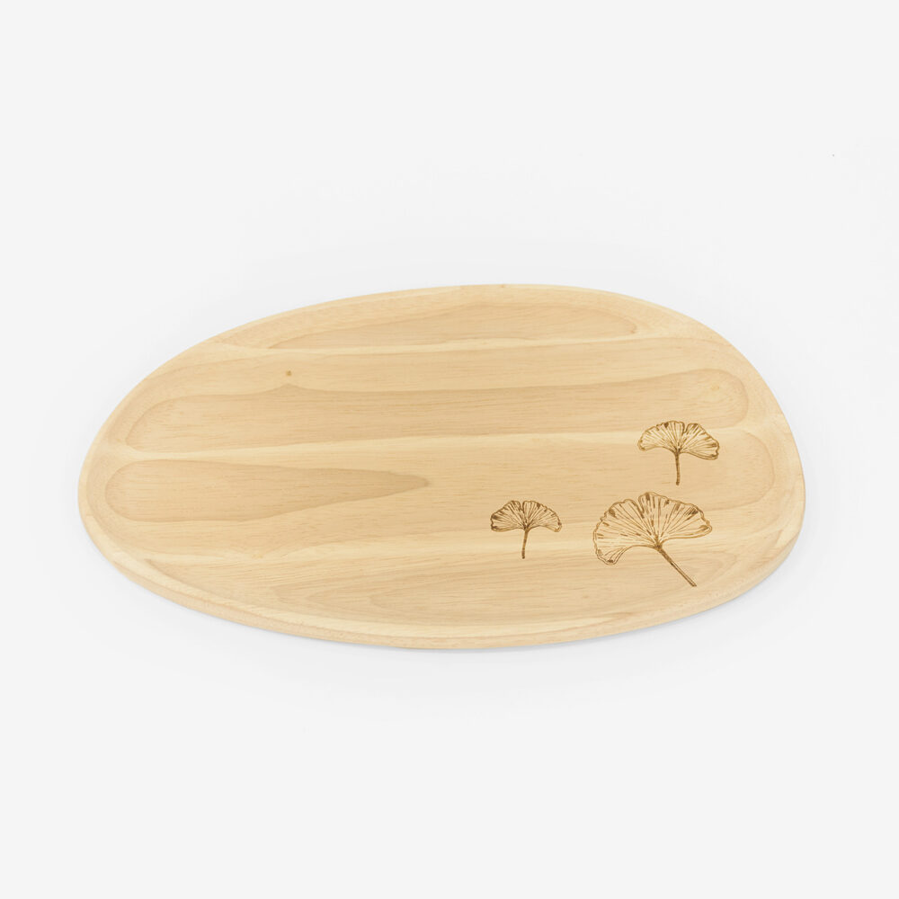 rubber wood serving tray