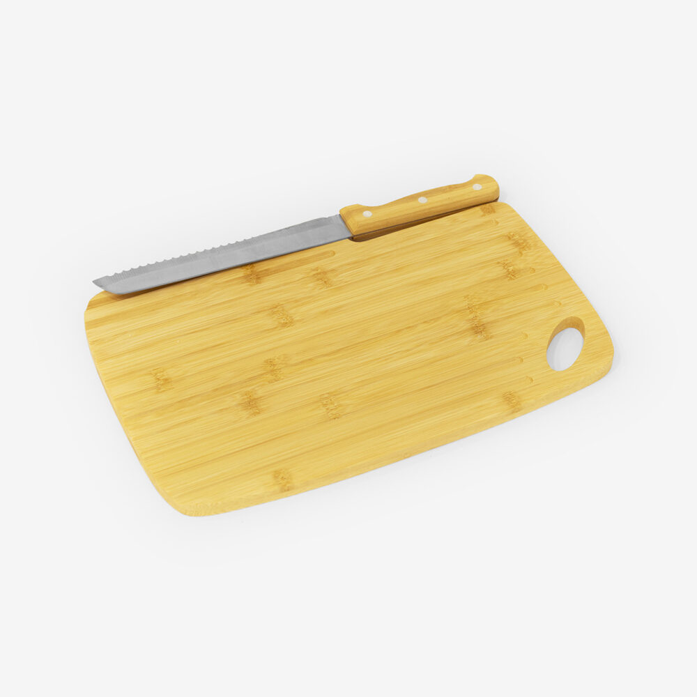 bamboo bread board set