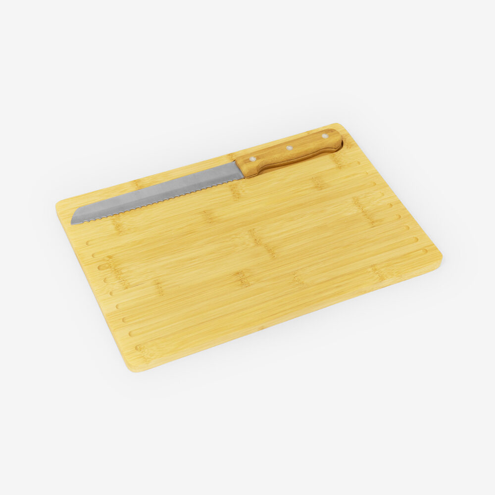 bamboo bread board set