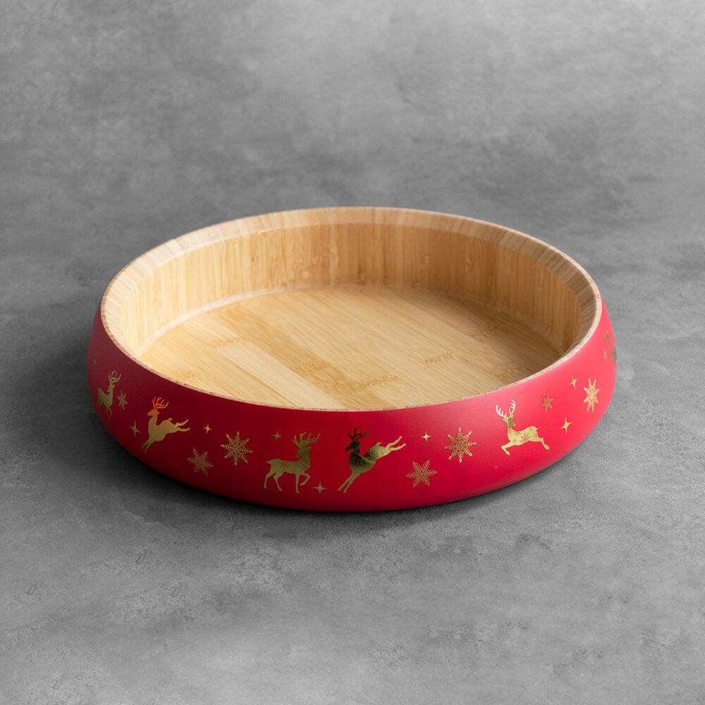 bamboo serving bowl