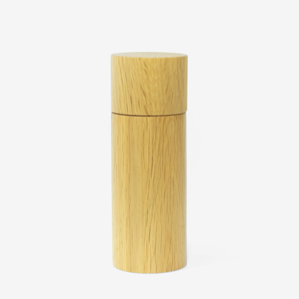 round oak bamboo grinder