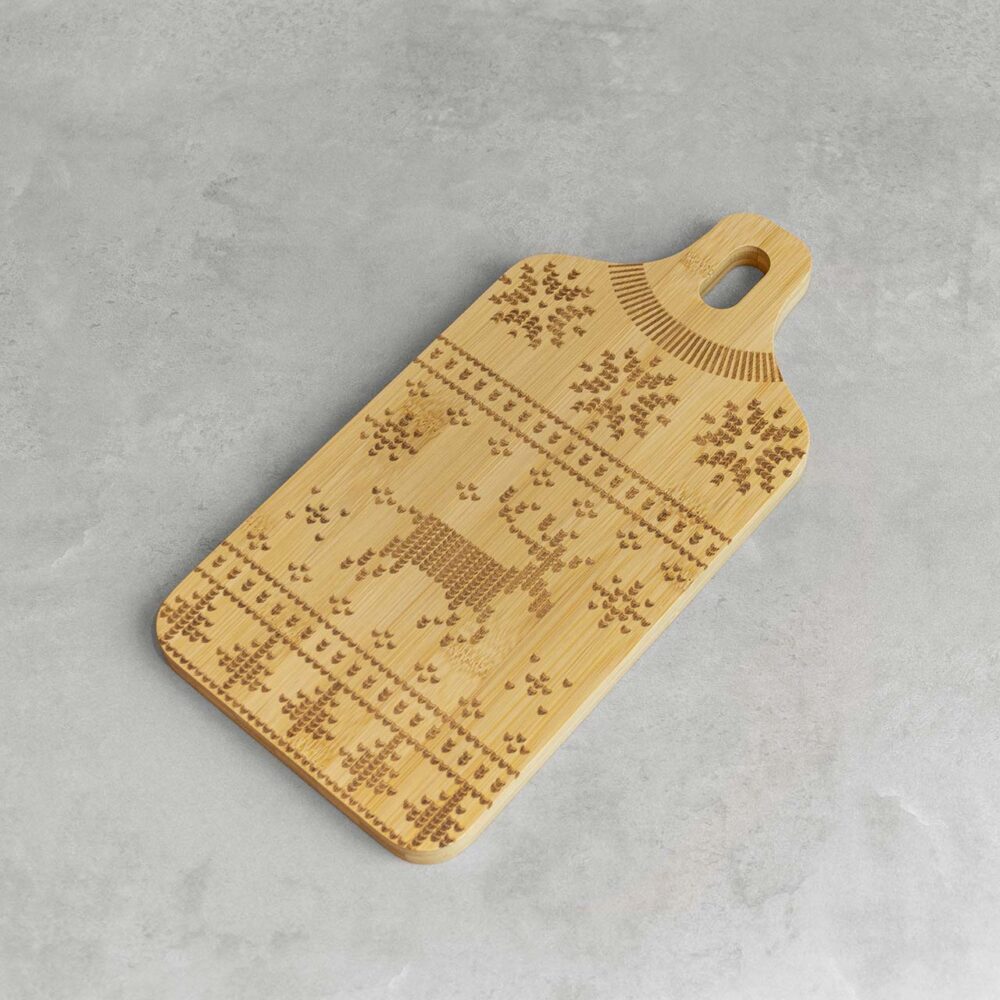 sweater pattern cutting board 1