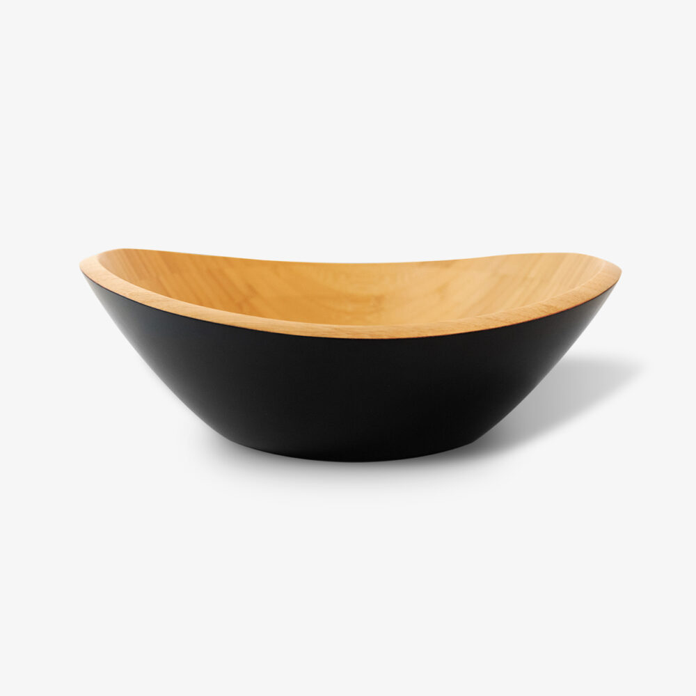 Small curve shape salad bowl