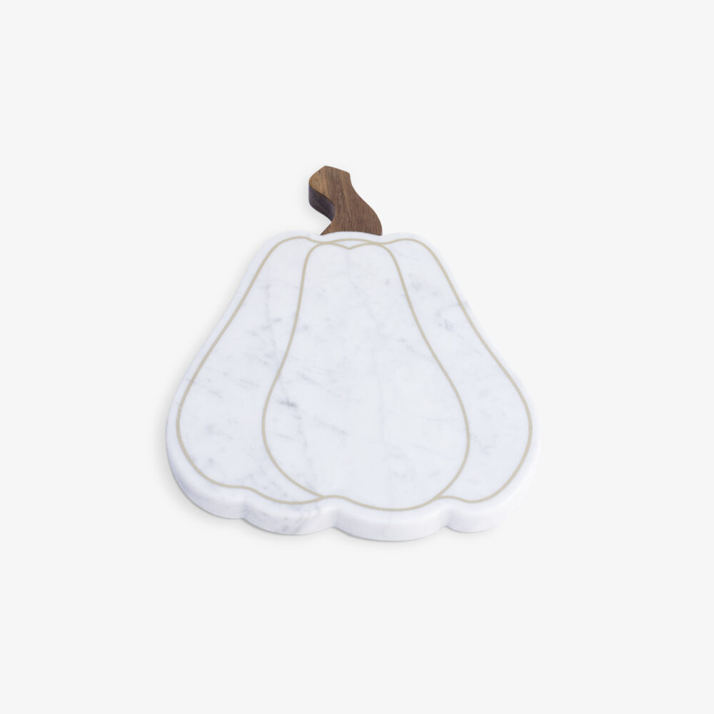 pumpkin shape marble coaster